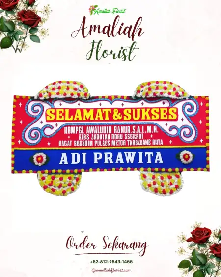 Papan Bunga Ucapan Selamat Mulur